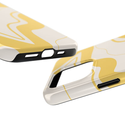 Yellow Wave Phone Case