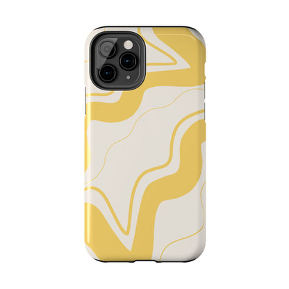 Yellow Wave Phone Case