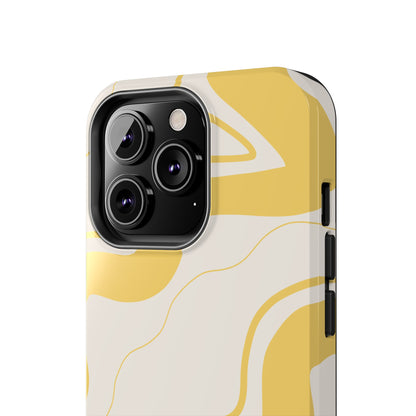 Yellow Wave Phone Case