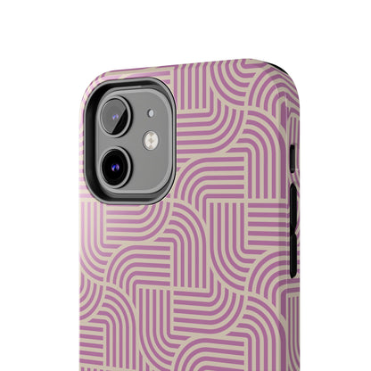 Stylish pink lines Phone Case