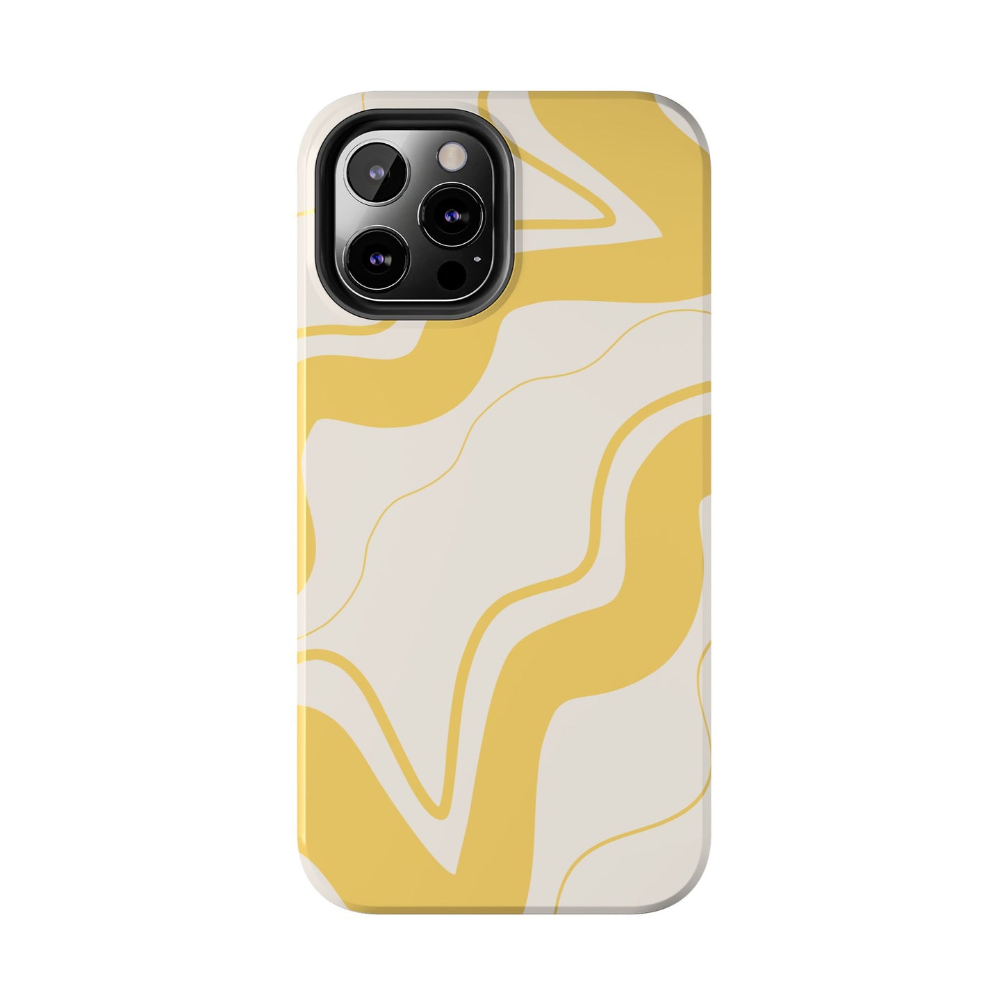 Yellow Wave Phone Case