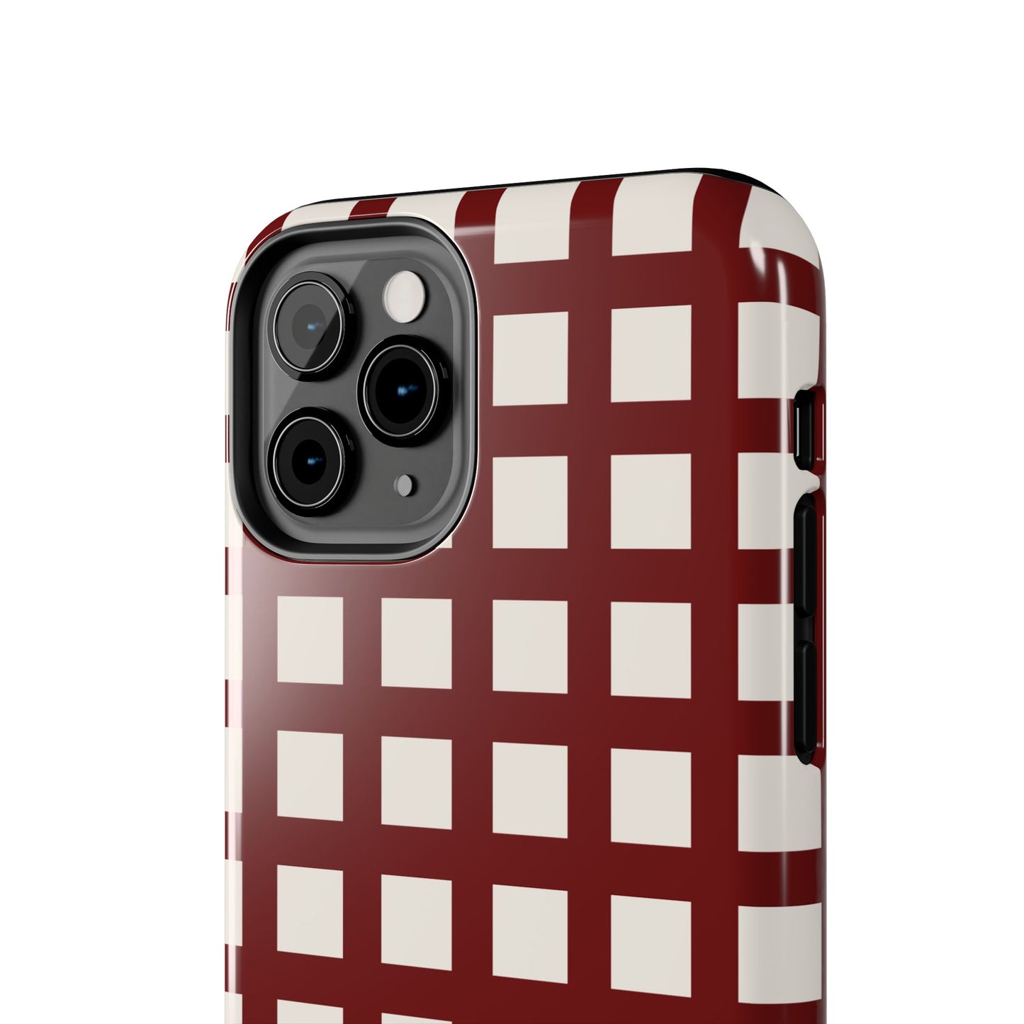 Red Checkered Phone Case