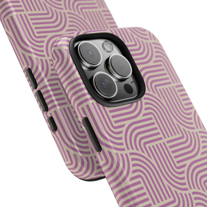 Stylish pink lines Phone Case