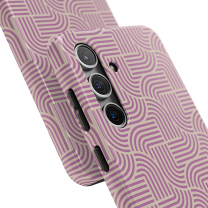 Stylish pink lines Phone Case