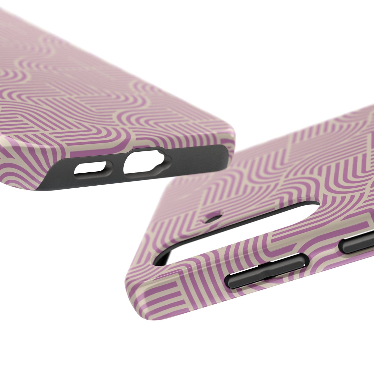 Stylish pink lines Phone Case