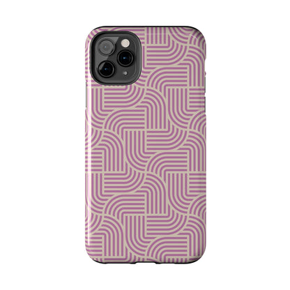 Stylish pink lines Phone Case