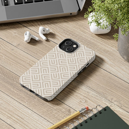 Stylish Beige Phone Case