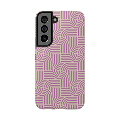 Stylish pink lines Phone Case