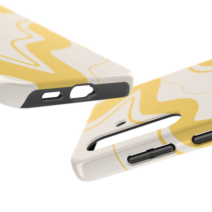 Yellow Wave Phone Case