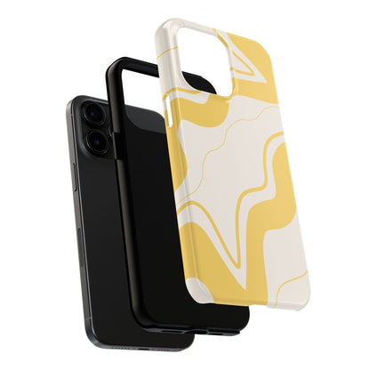 Yellow Wave Phone Case