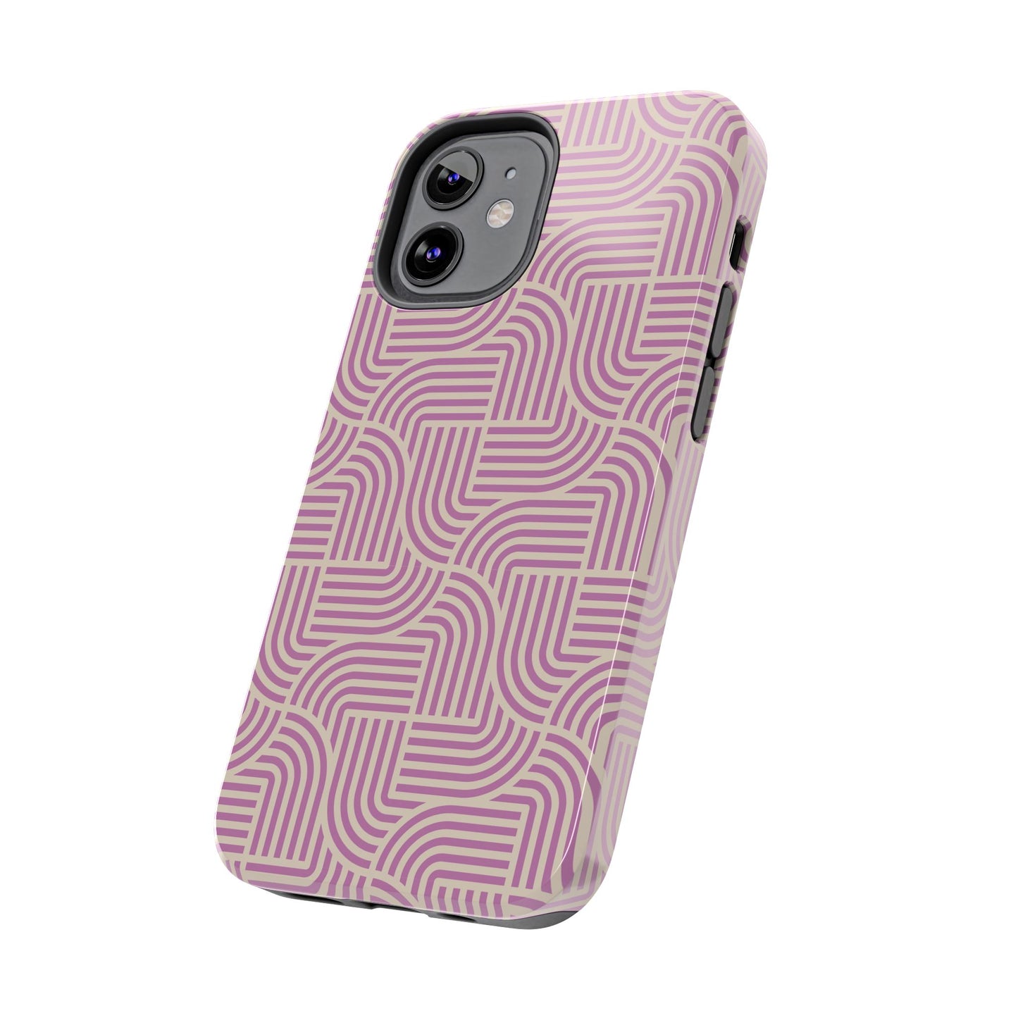 Stylish pink lines Phone Case