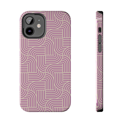 Stylish pink lines Phone Case