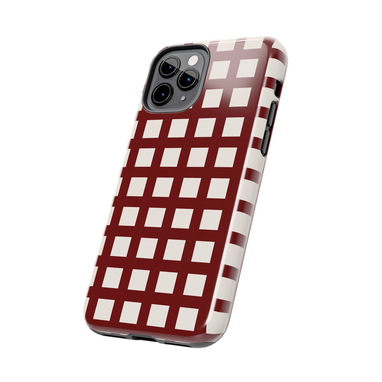 Red Checkered Phone Case