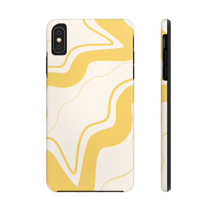 Yellow Wave Phone Case