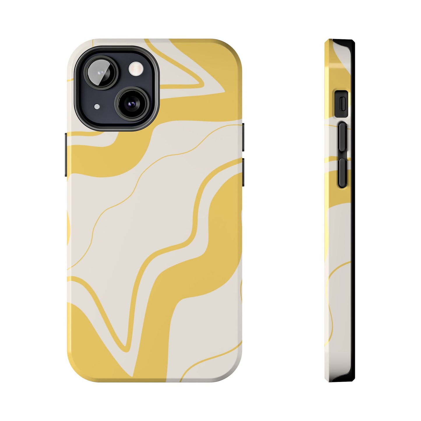 Yellow Wave Phone Case