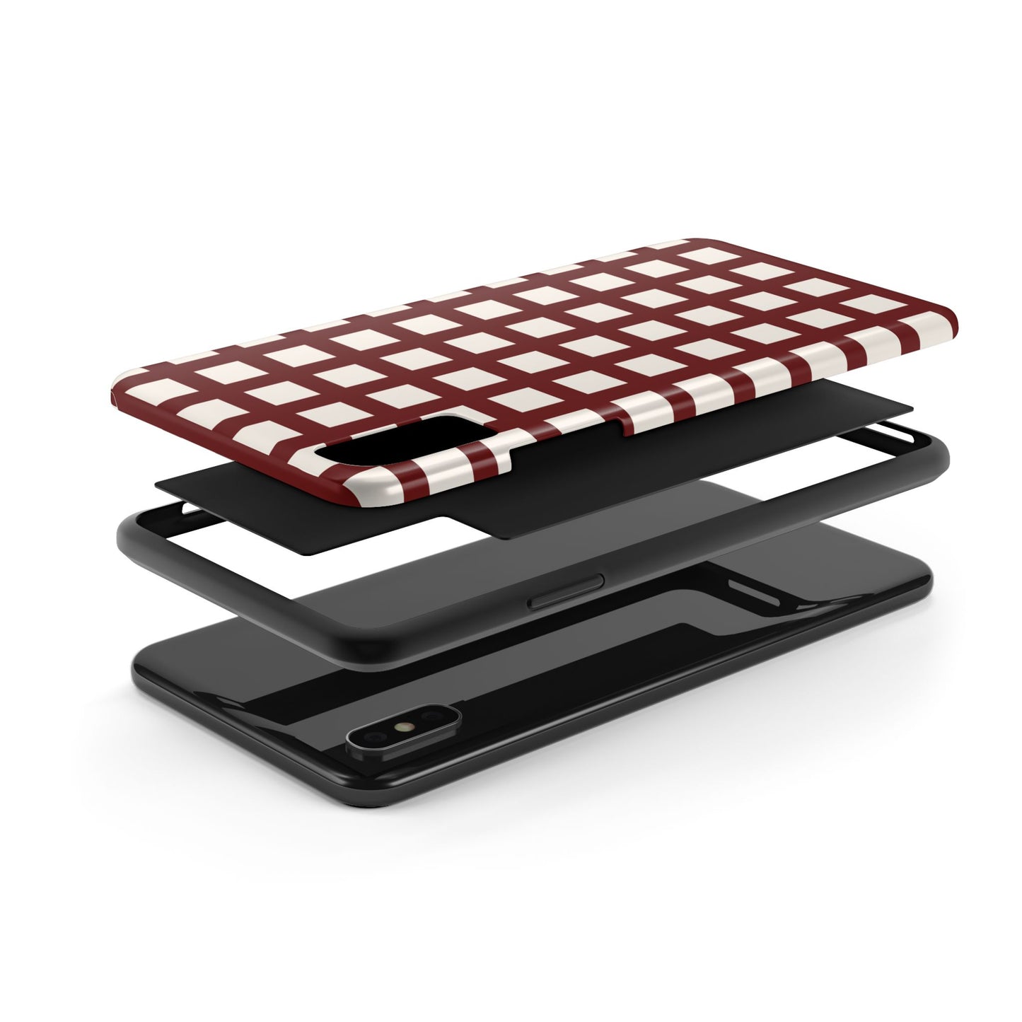 Red Checkered Phone Case