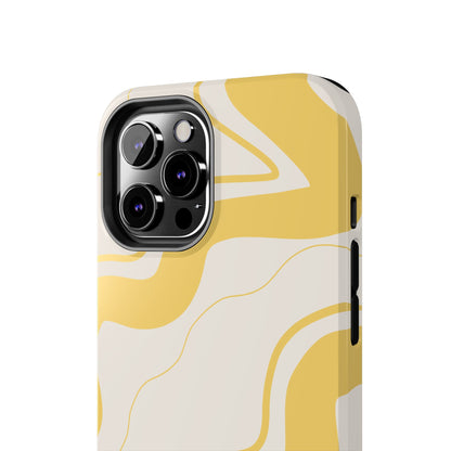 Yellow Wave Phone Case