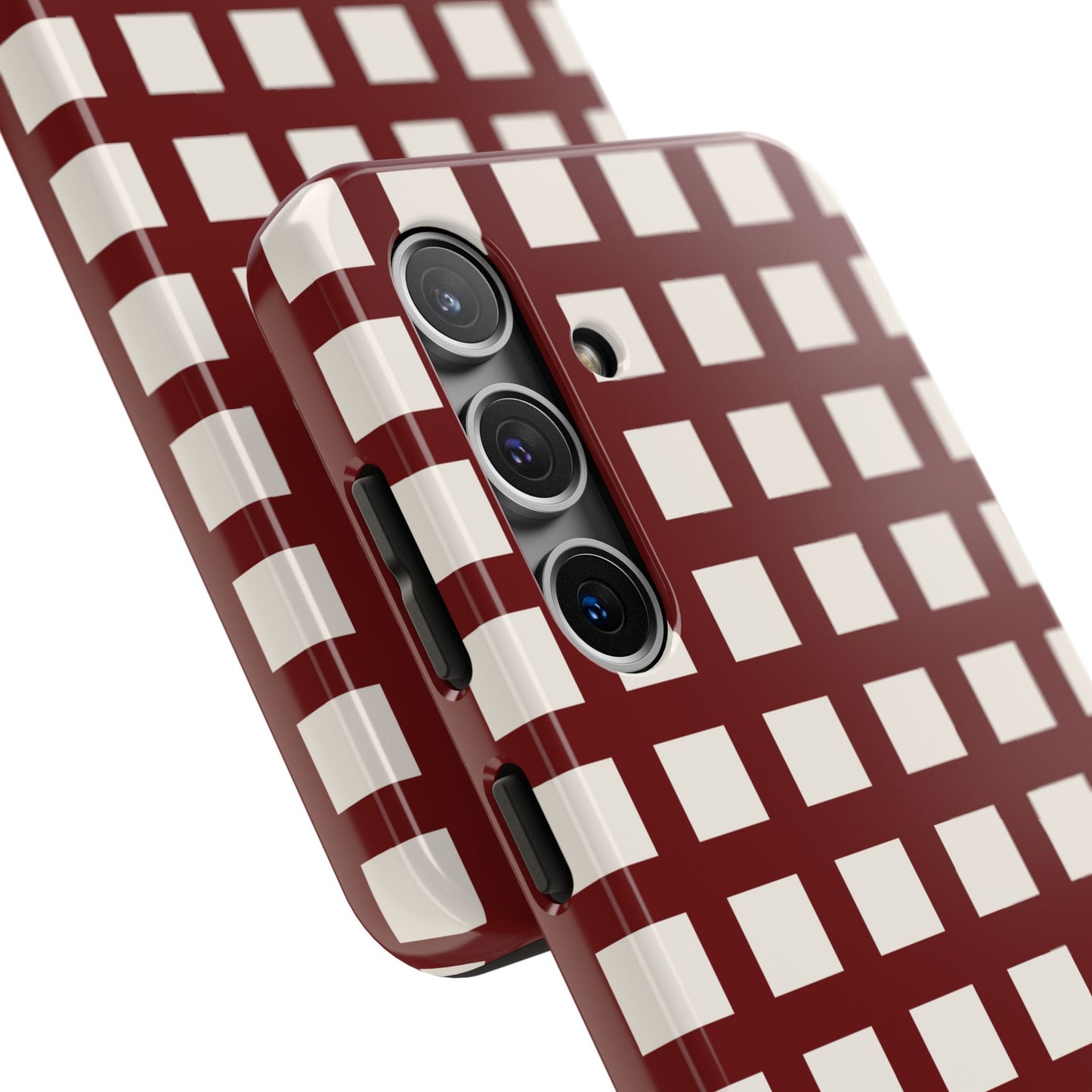 Red Checkered Phone Case