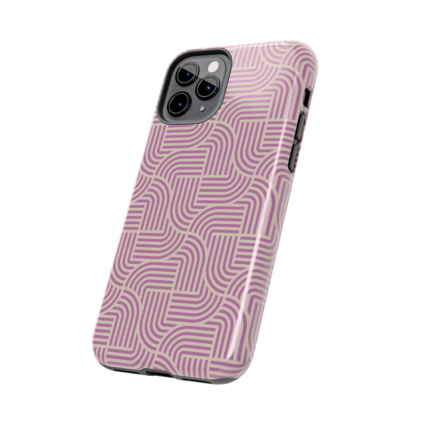 Stylish pink lines Phone Case