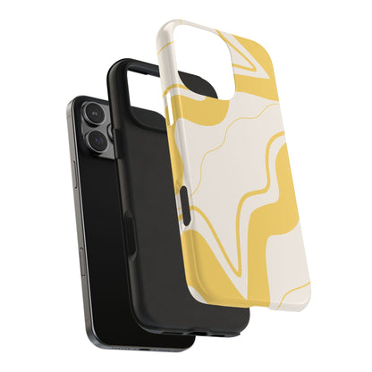 Yellow Wave Phone Case