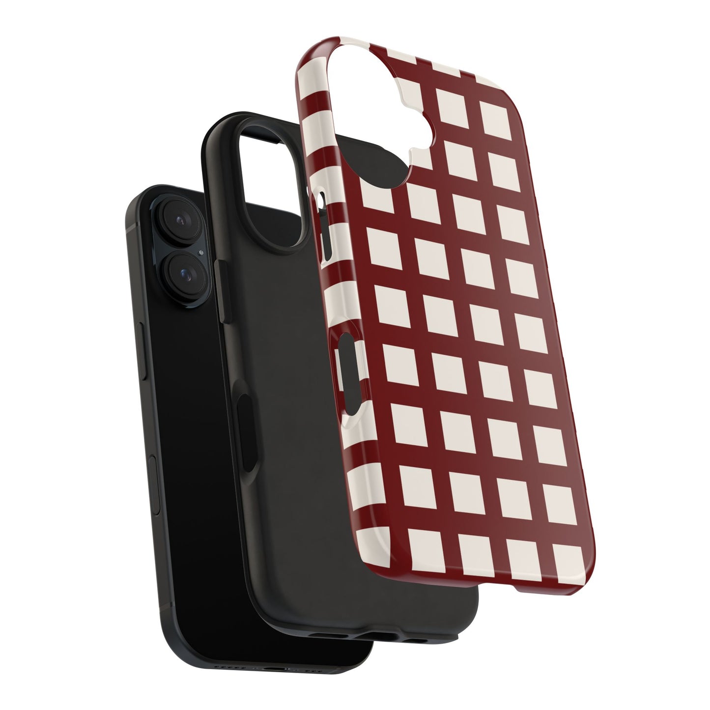 Red Checkered Phone Case