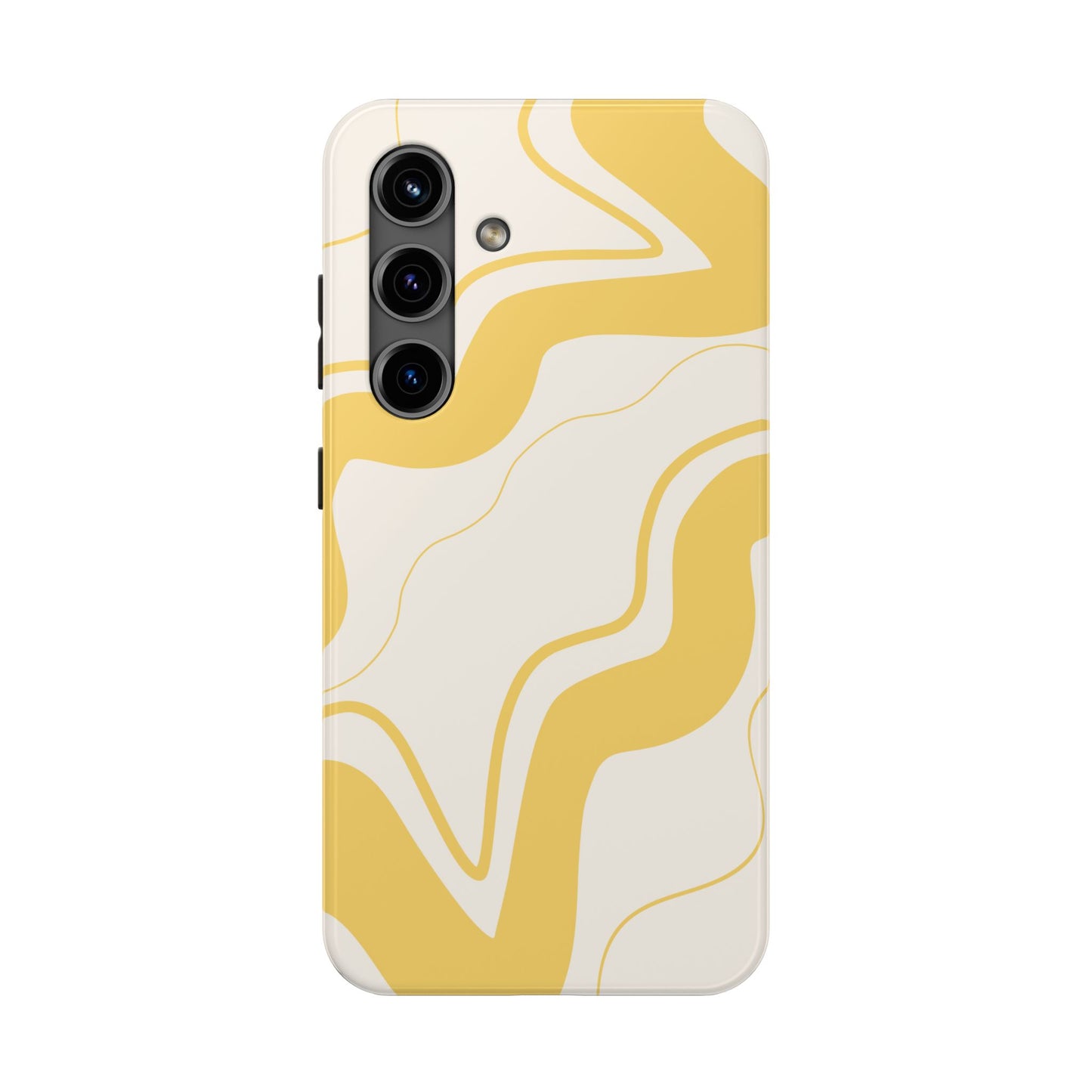 Yellow Wave Phone Case