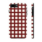 Red Checkered Phone Case