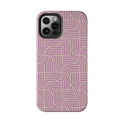 Stylish pink lines Phone Case