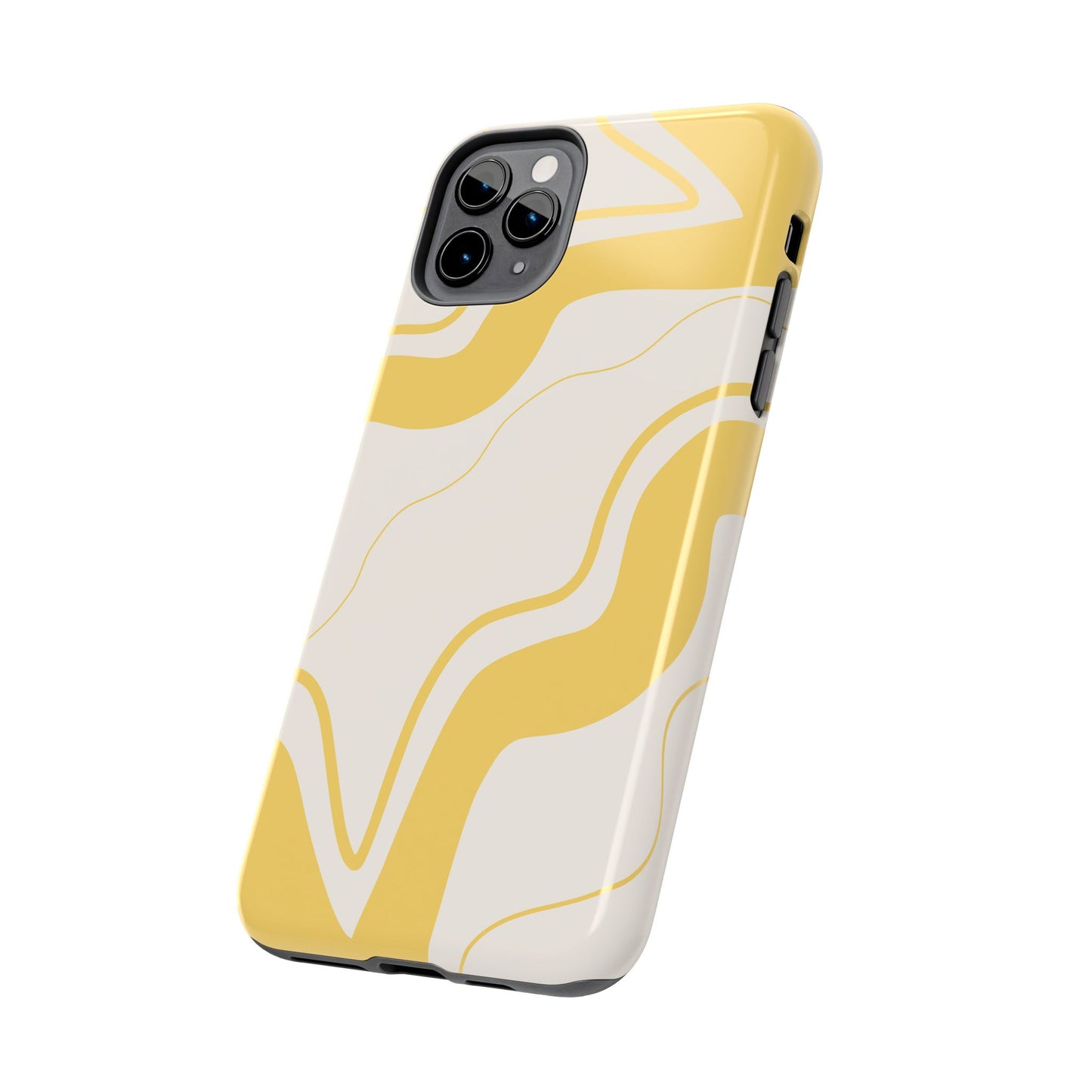 Yellow Wave Phone Case