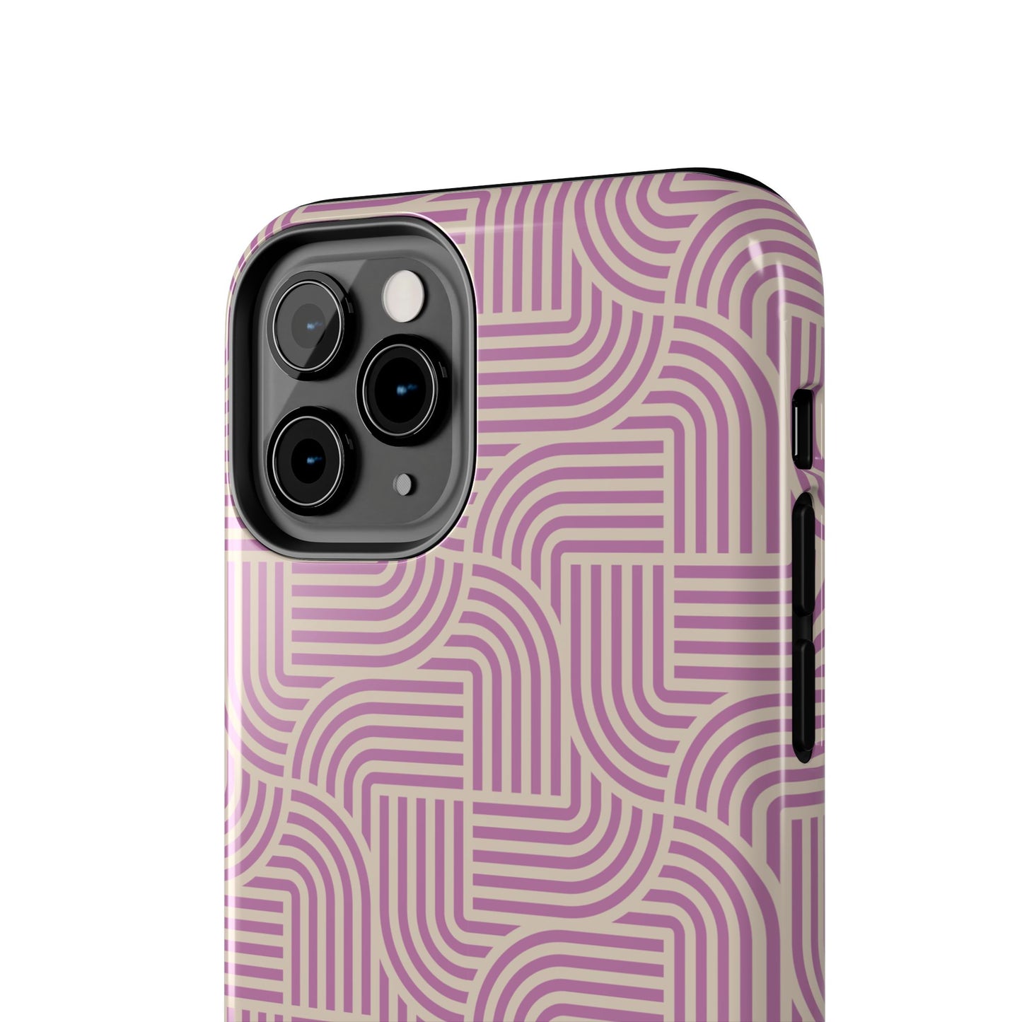 Stylish pink lines Phone Case